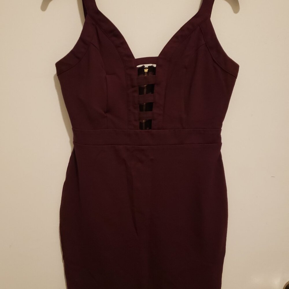 Burgundy Sexy Dress - Fits Small!
